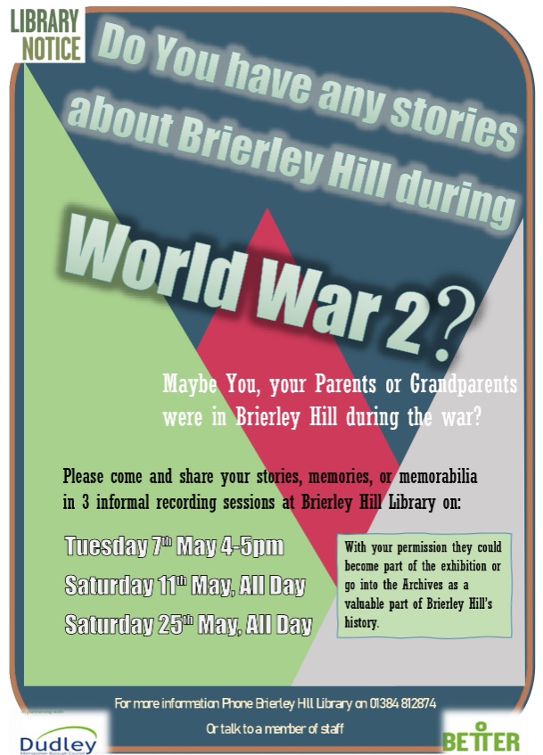 Brierley Hill Library - World War 11 Memorabilia Exhibition